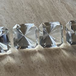 2-inch Crystal Diamond Decoration - SET OF 10