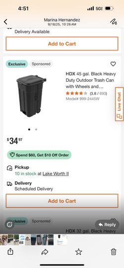 Trash Can , I Have 8 Units, I Used Once Just To Put Ice On Them Iam Selling For $150