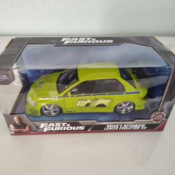 Fast And The Furious Mitsubishi Lancer 1:24
