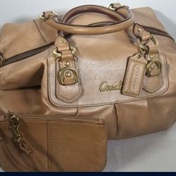 Coach Purse - Ashley Soft Leather Shoulder Bag Handbag.  F15445.
