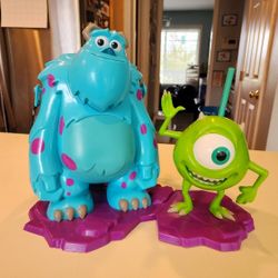 Disney Parks Monsters Inc. Popcorn Bucket and Sipper