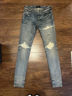 Amiri jeans white patches size 30