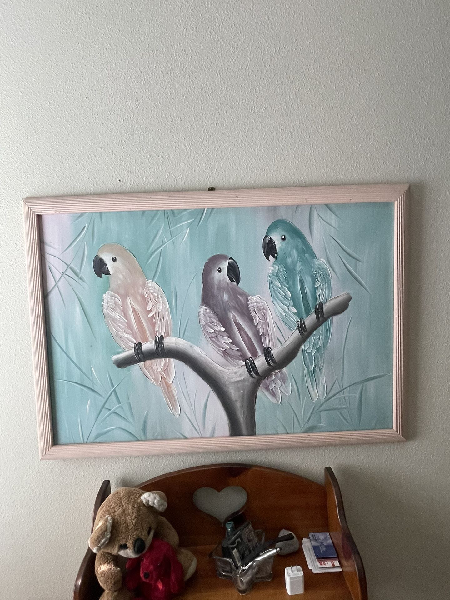 Painting Of Parrots