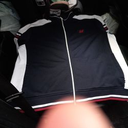 Nautical Long Sleeve Sweat Shirt With Zipper