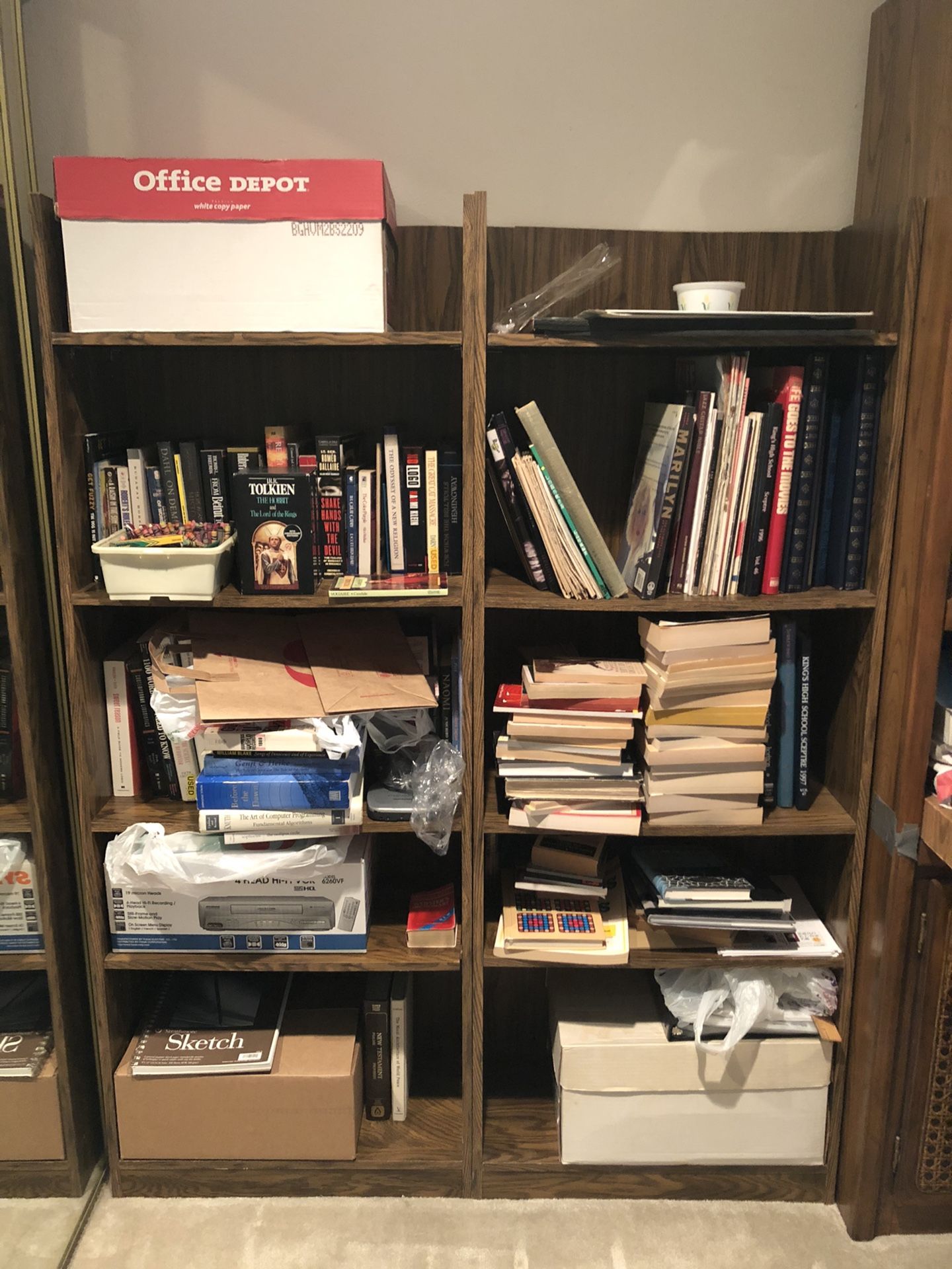 Free bookshelves