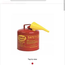 Eagle Steel Safety Gas Can 5 gal