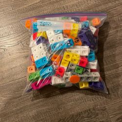 Number Blocks Linking Cubes Full Gallon Bag 