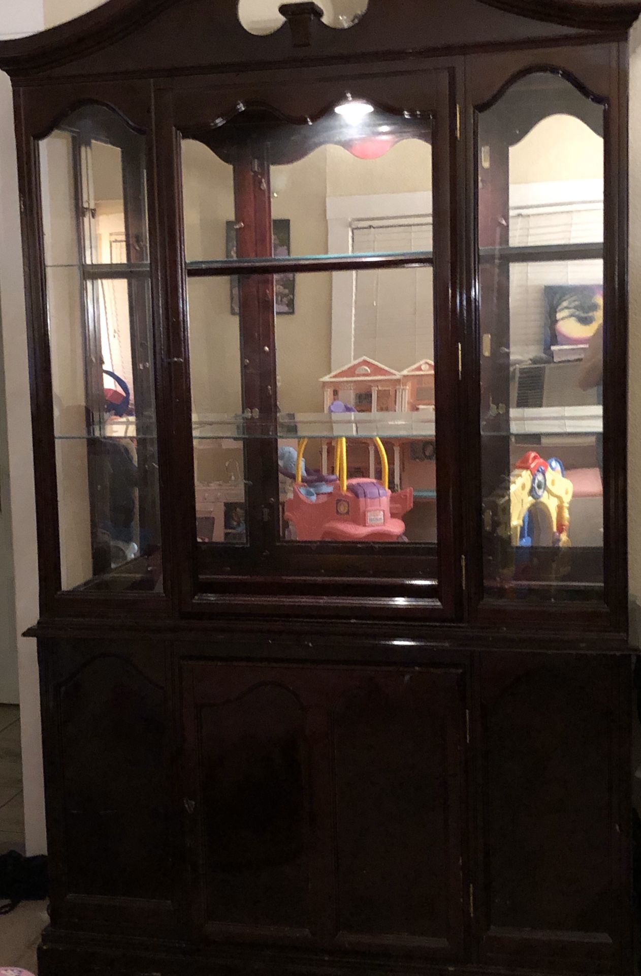 Free Lighted China Cabinet