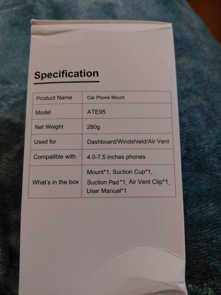 Suction Cup Car Phone Holder