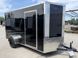 New 6x12 Enclosed Cargo Trailer