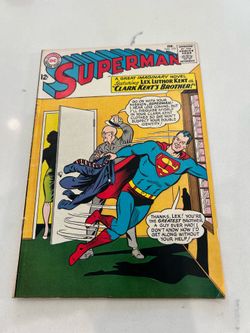 Superman #175, "Lex Luthor as Clark Kent's Brother!" (DC Comics, 1965) VG