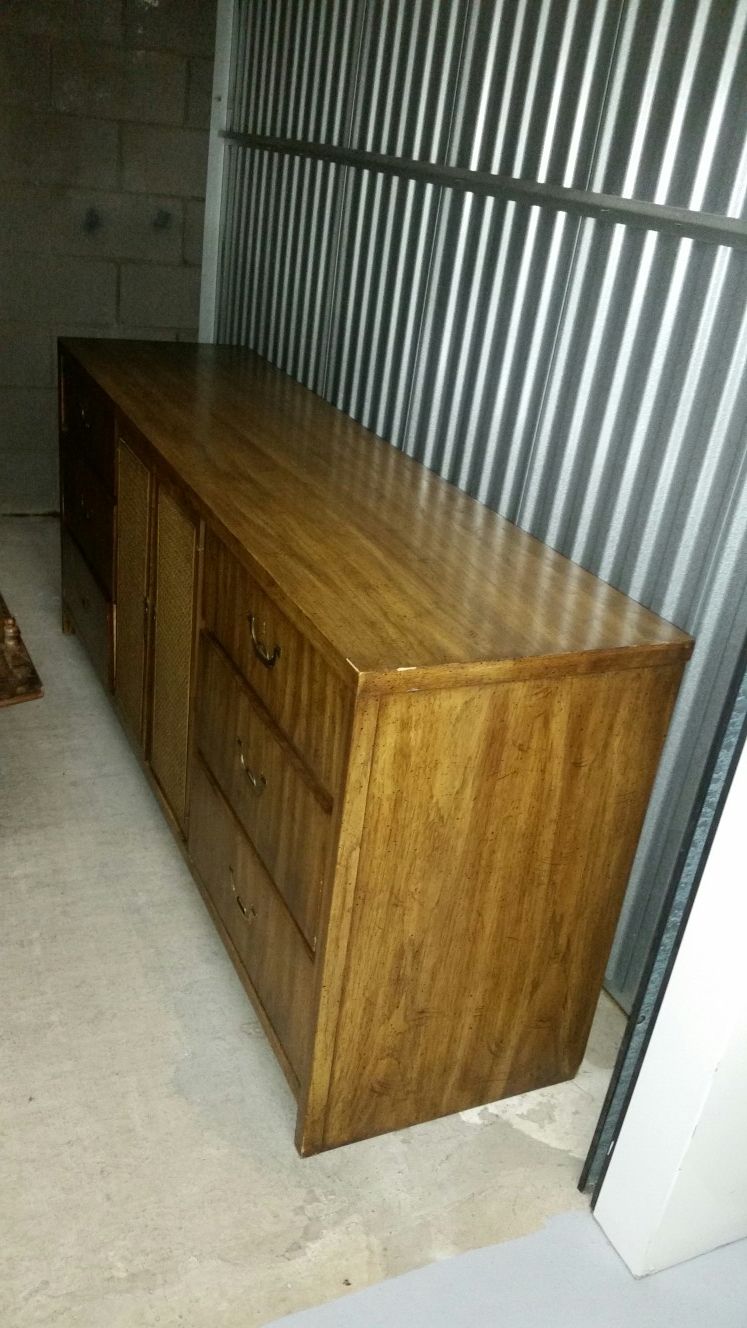 Solid wood dresser