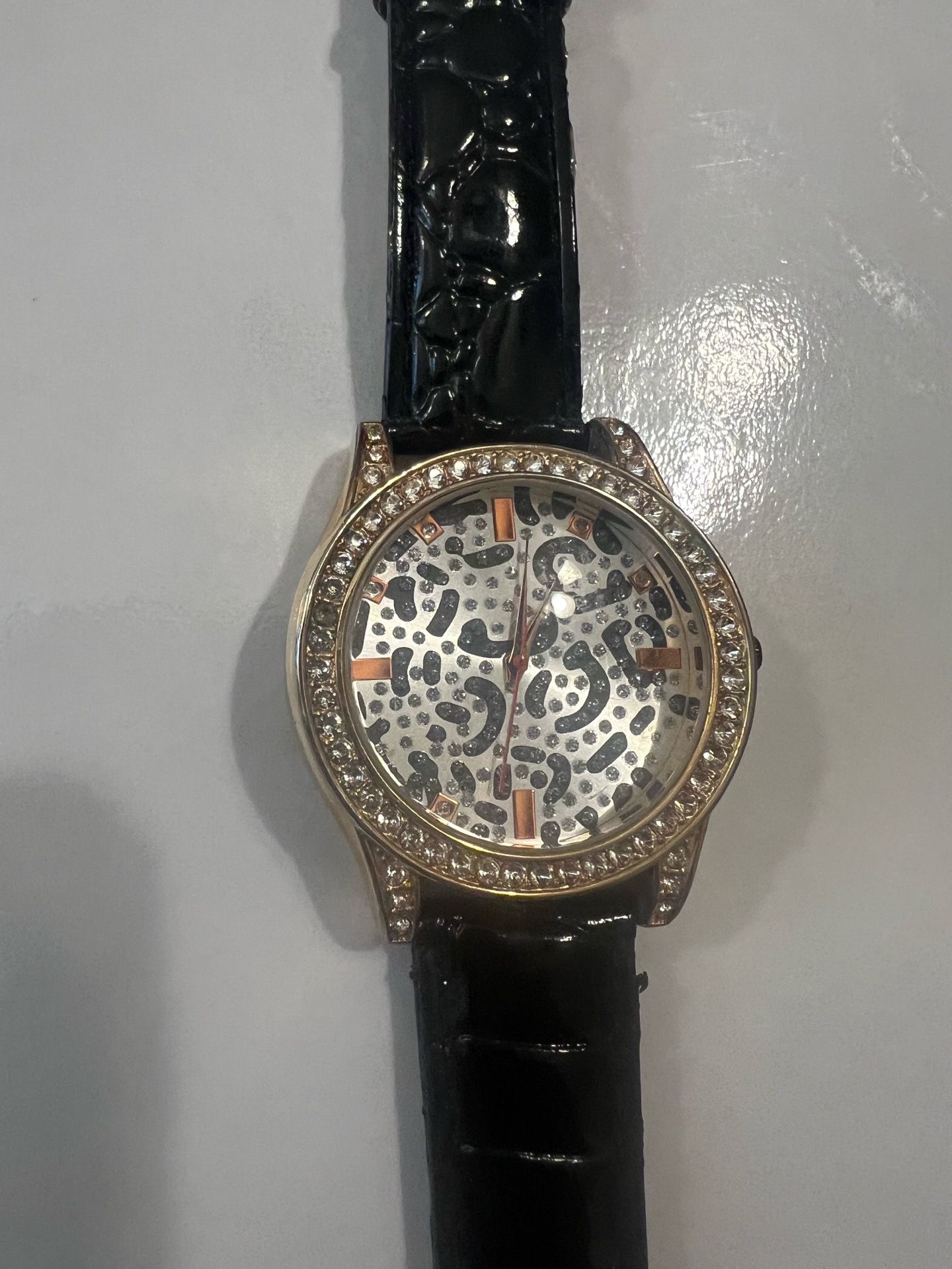 Big Face Costume Jewelry Watch