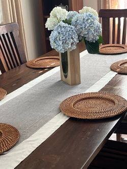 Mediterranean Farmhouse style table and chairs