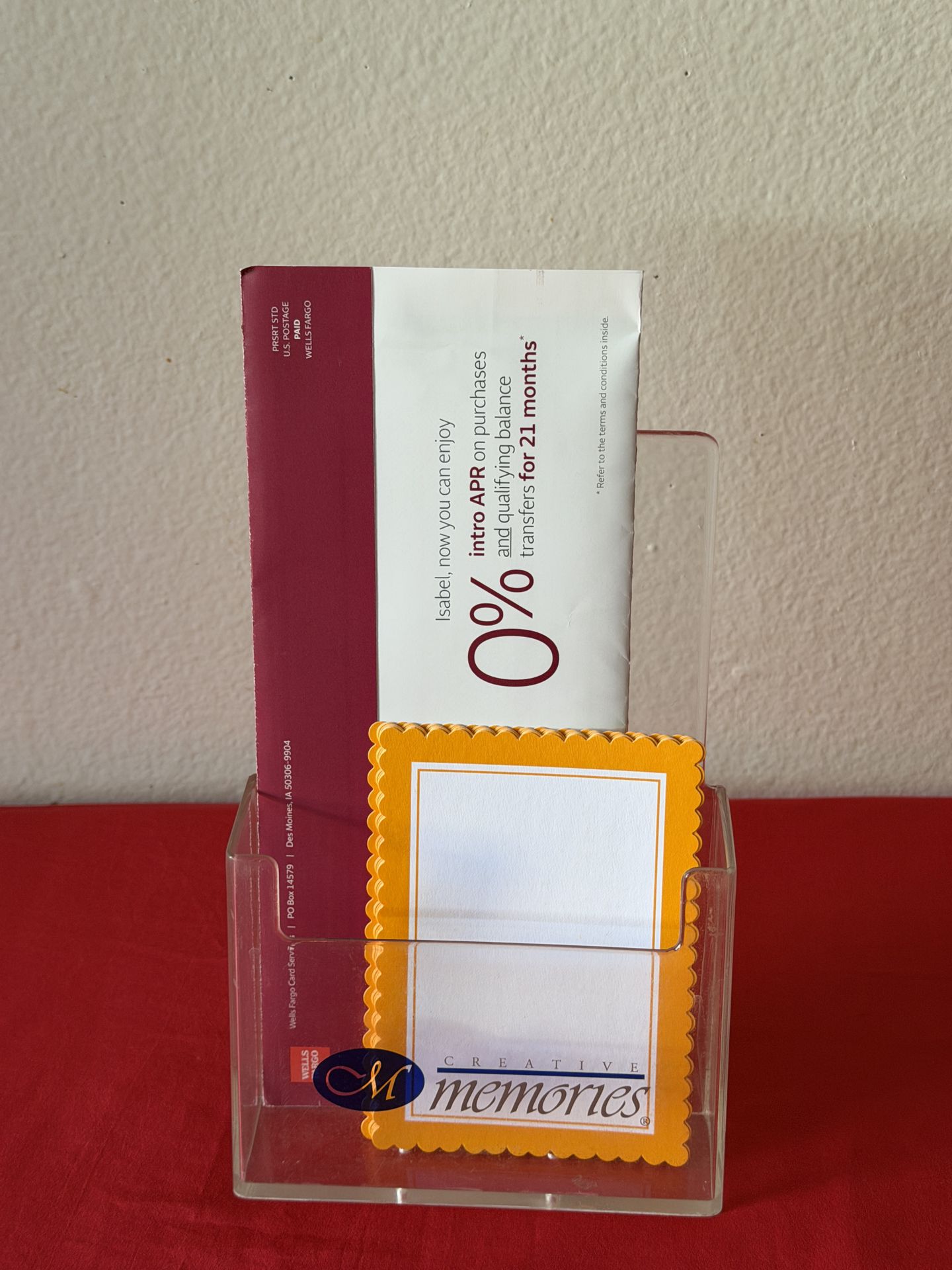 Countertop Literature Holder