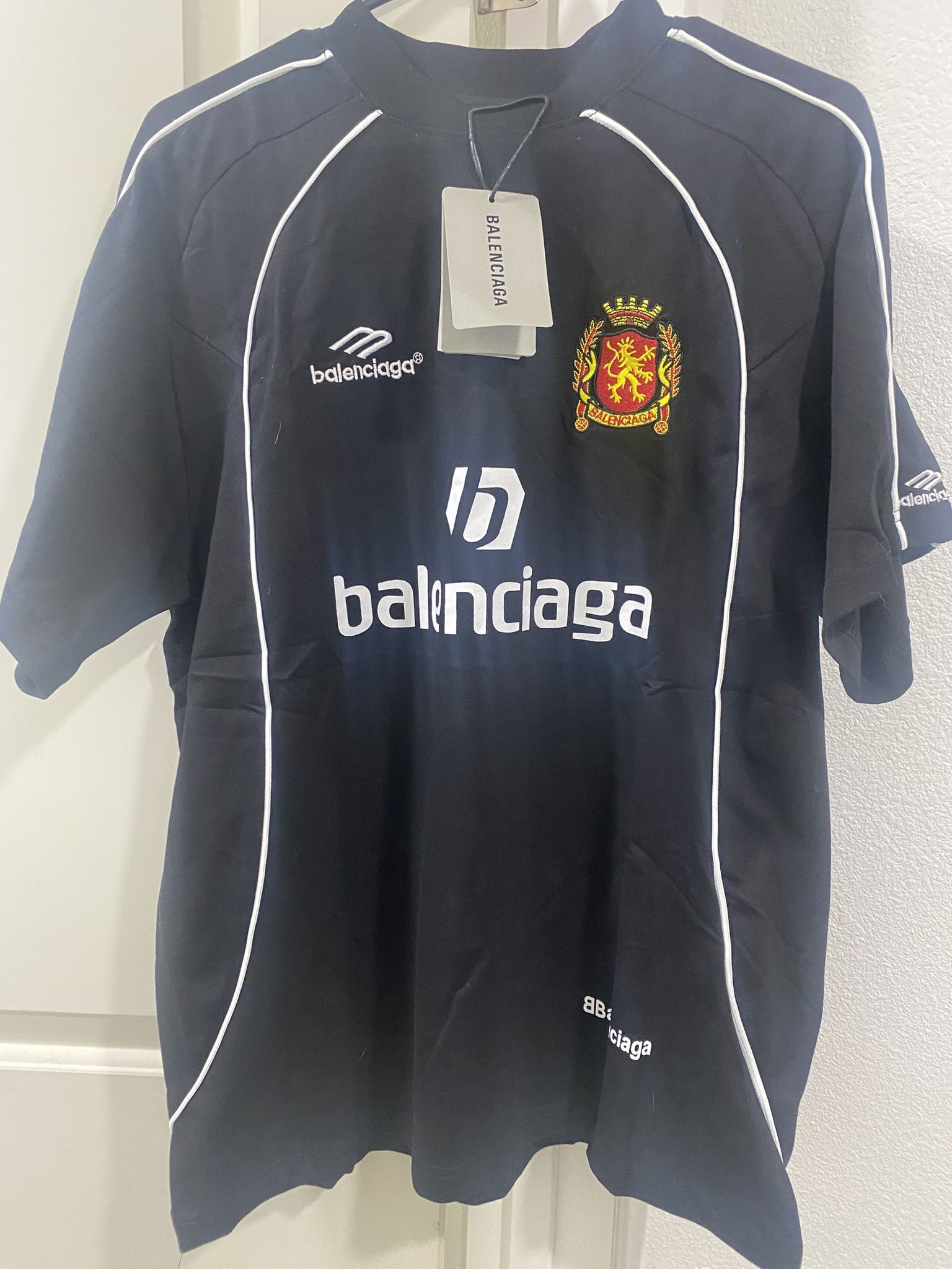 Balenciaga Soccer Logo T-shirt Paris Number 10 Original