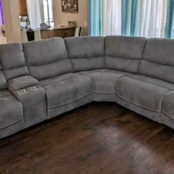 Alejandra Reclining Sectional $1299 With Easy Finance