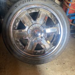 Rims With Tire Tires are not good. Price is for the rims.