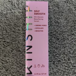 NEW KINSHIP FULL SIZE SELF SMOOTH 10% GLYCOLIC RESURFACING SERUM $10!!