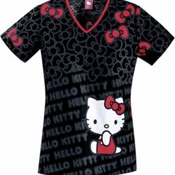 Hello Kitty Scrub Top