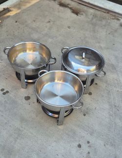 3-Piece Stainless Steel Chafing Dish Set – Buffet Food Warmers