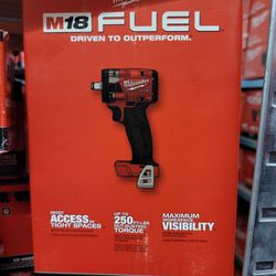 Milwaukee M18 Fuel 1/2" Compact Impact Wrench W Friction Ring Tool Only 