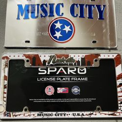 Tennessee State Flag License Plate, New still in plastic. 