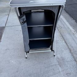 Camping kitchen storage