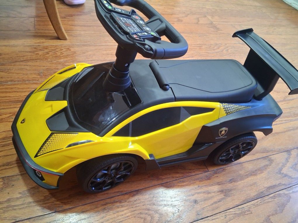 Yellow Push Lamborghini π Car