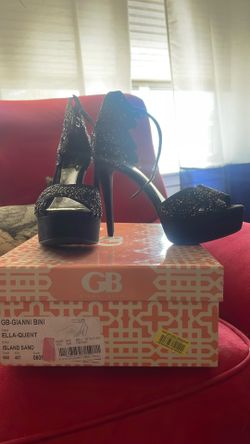 New Black Gianni Bini Prom Heels Size 7.5 $20