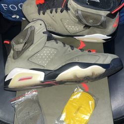 Air Jordan Travis Scott 6s Olive SZ 10.5
