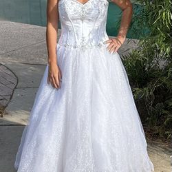 Christian Michele Size 8 Wedding Dress 