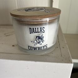 Lucky Dallas Cowboy Candle 