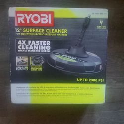 NEW RYOBI 12" Surface Cleaner For Use With Electric Pressure Washer 