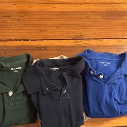 Polo Shirts Solid Color, Multiple Colors - Small And XS