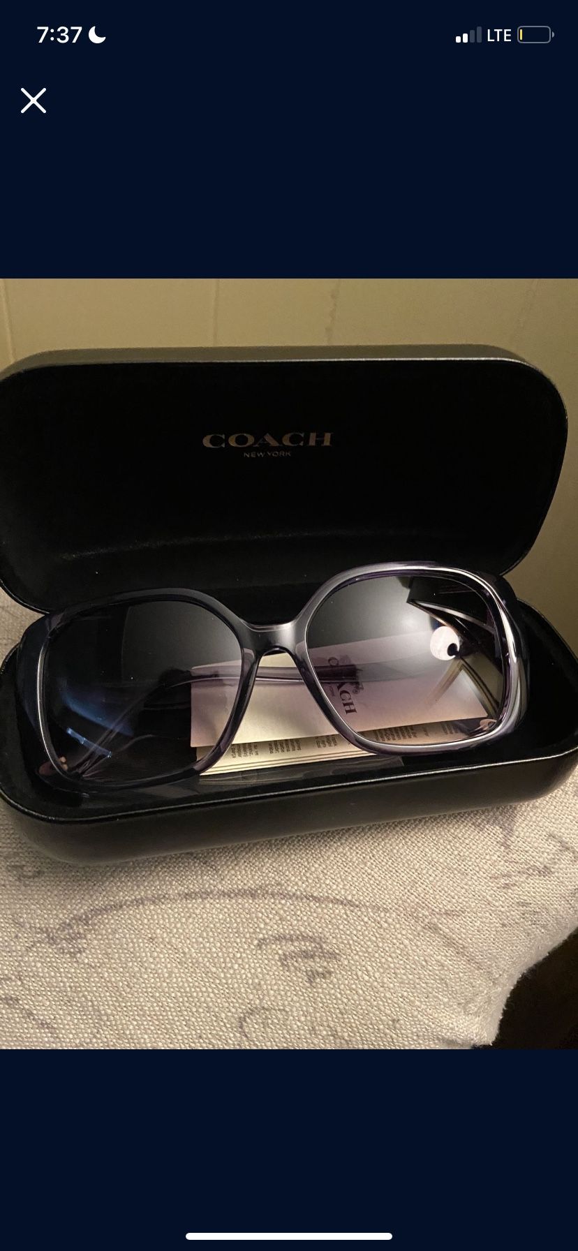 Brand New Coach Sunglasses