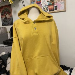 Yellow essentials hoodie