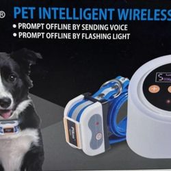 Plkm Intelligent Wireless Electric DogContainment Fence System AS02 NIB