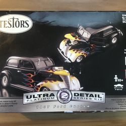 Testors Ultra Detail Platinum Series Kit 1937 Ford Custom 1/24 Scale Skill 2 New Open Box