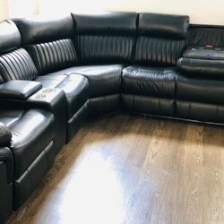 Leather Sectional