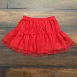 Baby Girl Clothes Toddler Red Tutu Skirt Size 4T-5T 