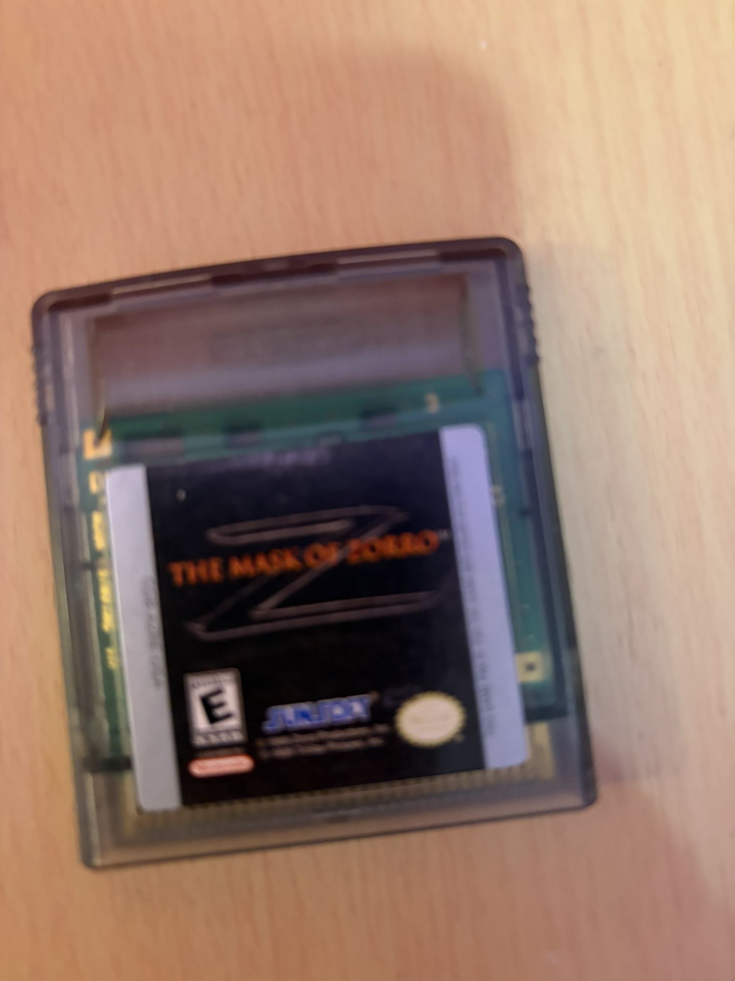 Game boy Color Mask Of Zoro