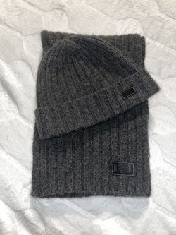 Coach Scarf And Beanie Set