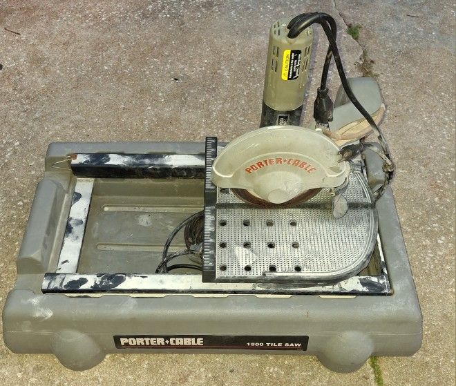 Porter Cable Wet Tile Saw