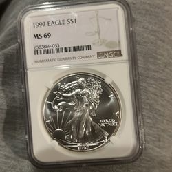 💎Lady liberty Sliver Eagle MS69👑