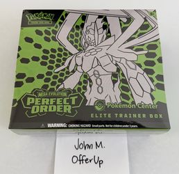 Pokémon Center Mega Evolution Perfect Order Elite Trainer Box NEW/SEALED