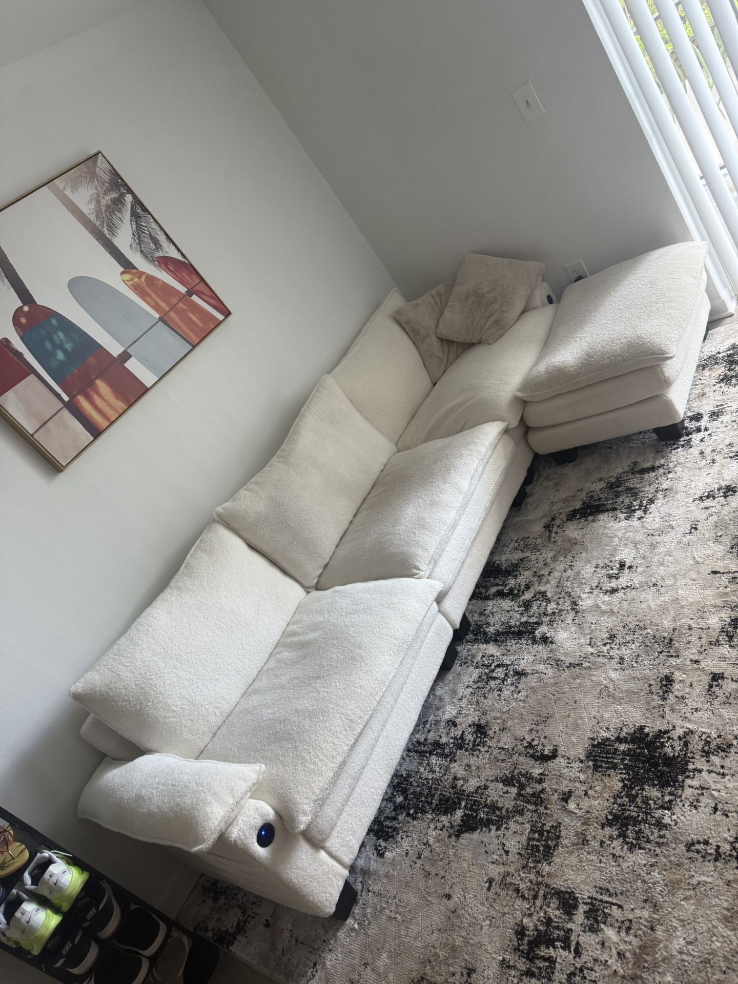 White Sectional Sofa