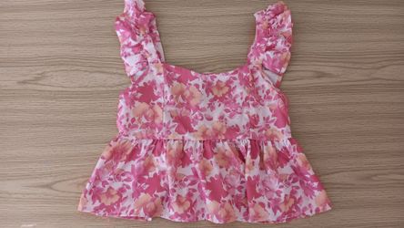 Pink floral top