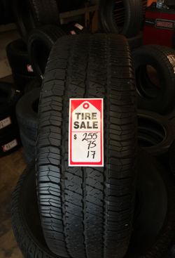 255/75/17 GOODYEAR WRANGLER SRA $175.00
