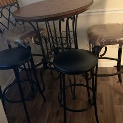Table And Bar Stools